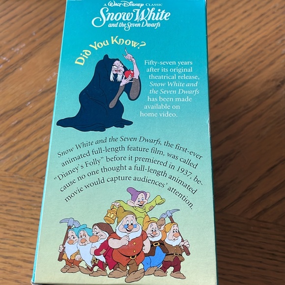 Burger King 1994 Collector Glass, Snow White by Disney - Picture 4 of 4